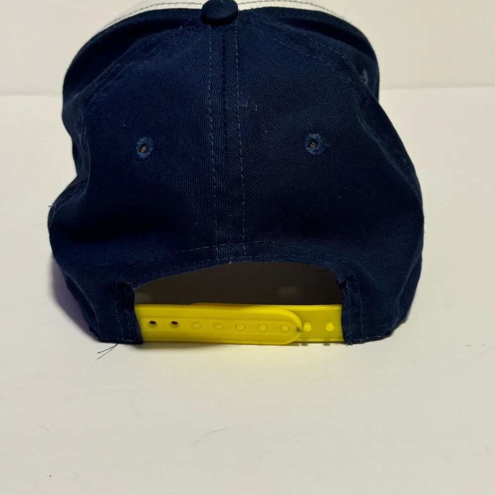 Kirby Nintendo Baseball Hat Blue White 100% Cotton Adjustable One Size